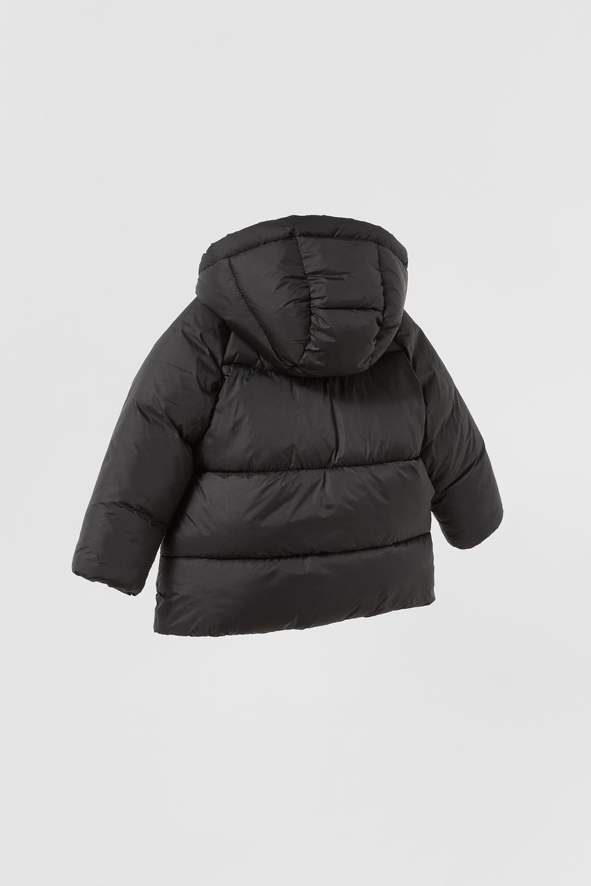 Zara water repellent puffer parka Clearance