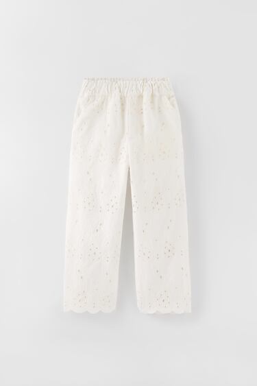 SWISS EMBROIDERY PANTS