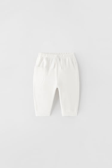 Image 0 of MATCHING WAFFLE-TEXTURE TROUSERS from Zara