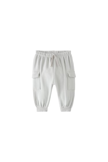 Image 0 of PLUSH CARGO TROUSERS from Zara