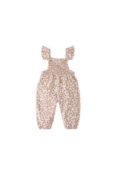 Image 0 of PRINTED DUNGAREES from Zara