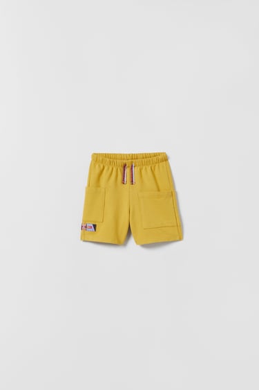 Image 0 of SOFT TOUCH FLAGS BERMUDA SHORTS from Zara