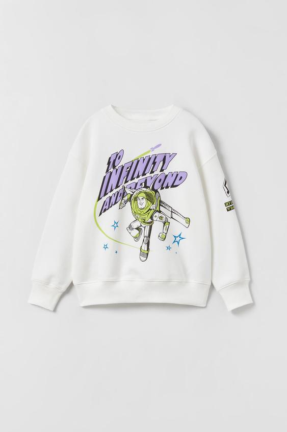 バズ ライトイヤー C Disney エンボス スウェットシャツ ホワイト Zara Japan 日本 バズ ライトイヤー C Disney エンボス スウェットシャツ ホワイト Zara Japan 日本