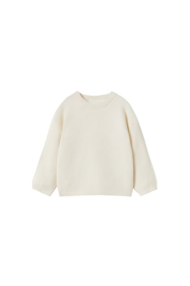 Image 0 of MINI CABLE-KNIT SWEATER from Zara