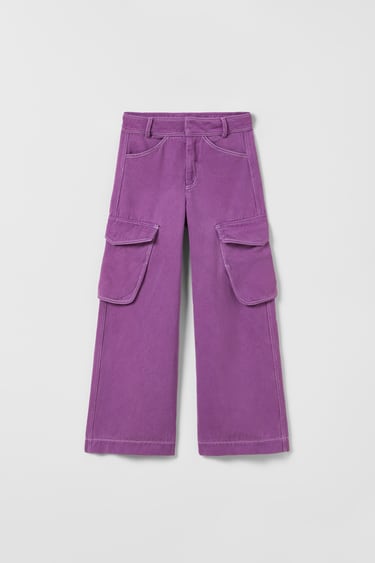 Image 0 of CARGO TROUSERS WITH TOPSTITCHING - LIMITED EDITION from Zara