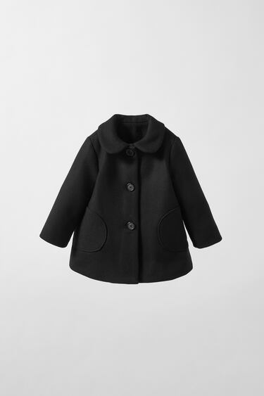 Image 0 of WOOL BLEND COAT from Zara