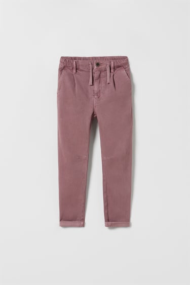 Image 0 of HIGH STRETCH PLEATED PANTS from Zara