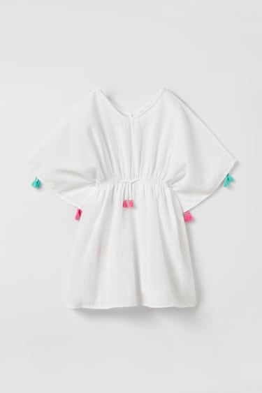 Image 0 of KIDS/ KAFTAN WITH COLOURED TASSELS from Zara