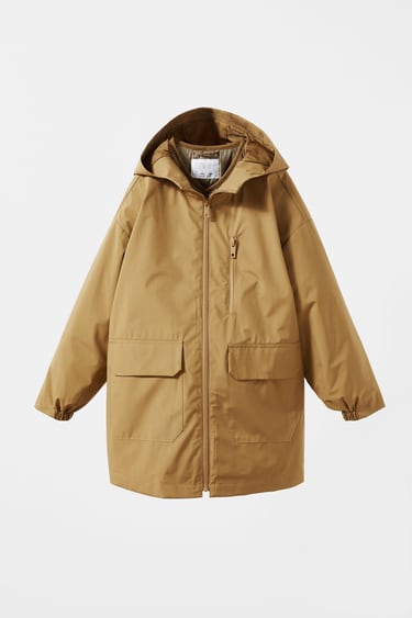 Image 0 of DETACHABLE WATER-REPELLENT PARKA - LIMITED EDITION from Zara