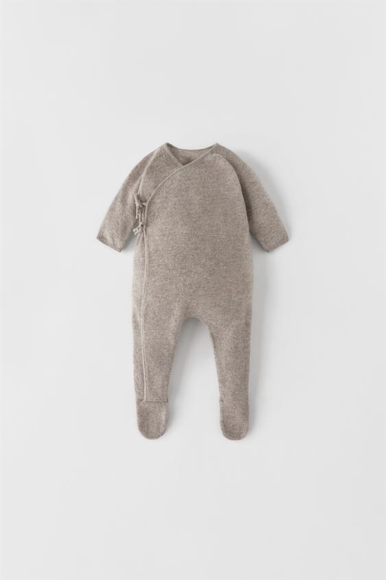 TRICOT JUMPSUIT VAN KASJMIER MET OVERSLAG mt 62