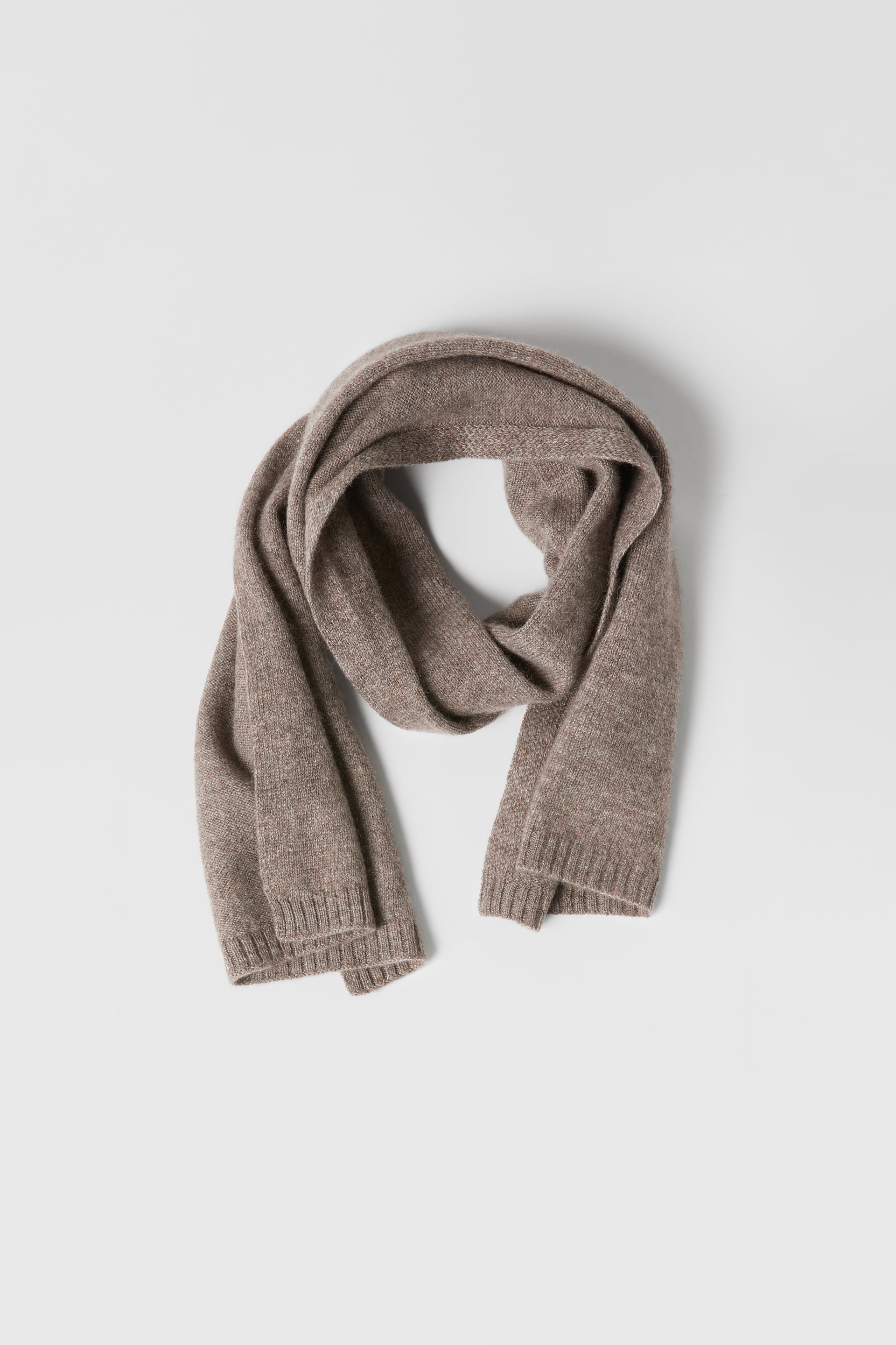 BABY/ CASHMERE SCARF - Brown / Taupe ZARA United States