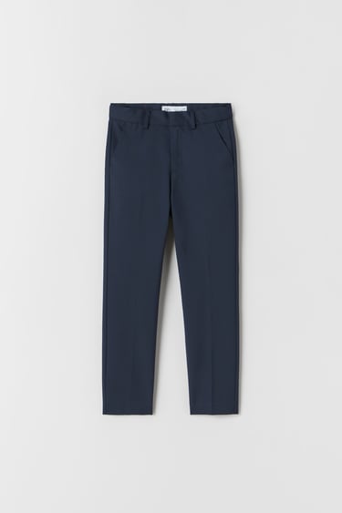 Image 0 of PLAIN SUIT TROUSERS from Zara