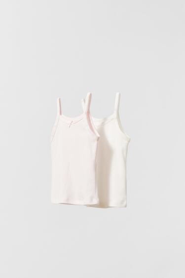 Image 0 of BABY/ TWO-PACK OF RIBBED T-SHIRTS from Zara