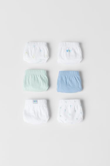 Image 0 of BABY/ PACK OF SIX ROBOT BRIEFS from Zara