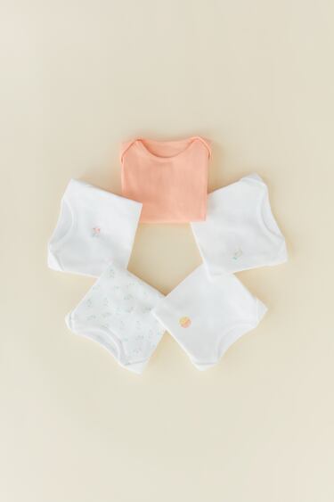 Image 0 of BABY/ FIVE-PACK OF HAWAII BODYSUITS from Zara