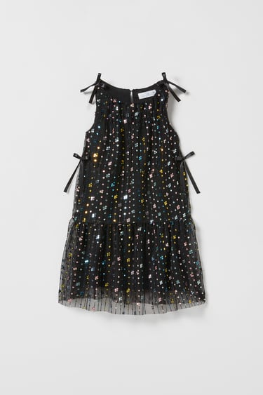 Image 0 of COLOURFUL SEQUINNED DRESS from Zara