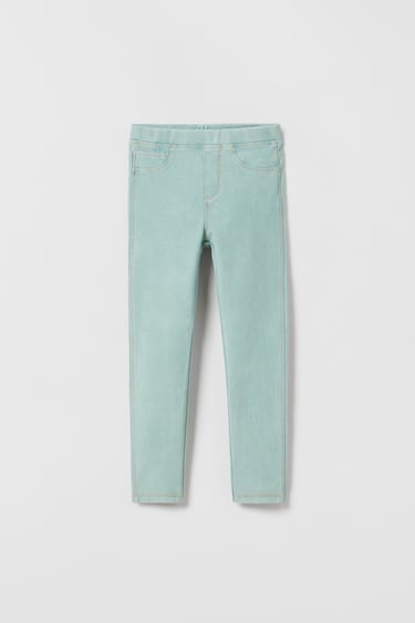 Image 0 of WASHED JEGGINGS from Zara