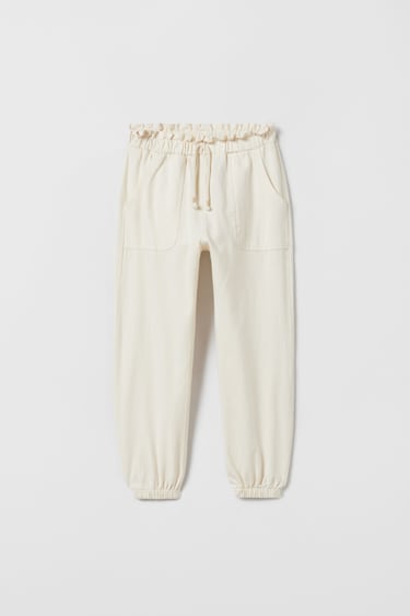 Image 0 of COTTON JERSEY JOGGING TROUSERS from Zara