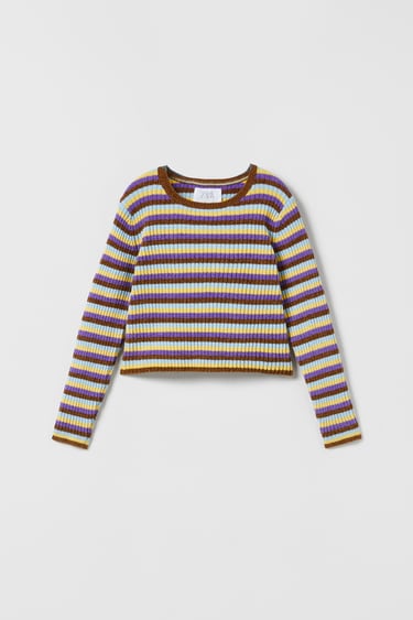 Image 0 of CHENILLE KNIT SWEATER from Zara
