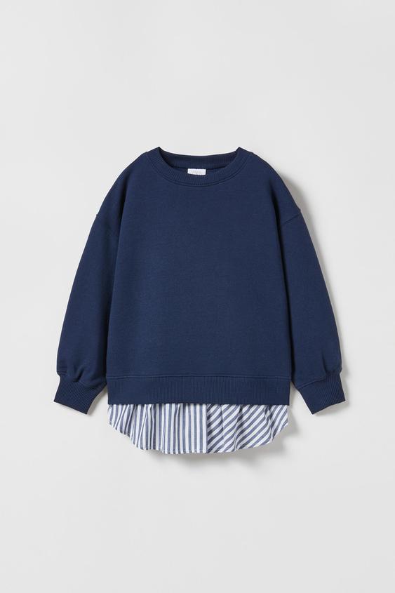Navy jumper zara clearance