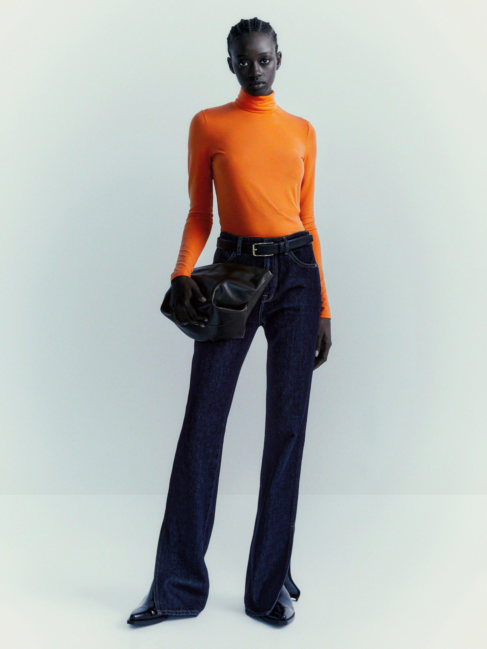 High neck top zara Clearance