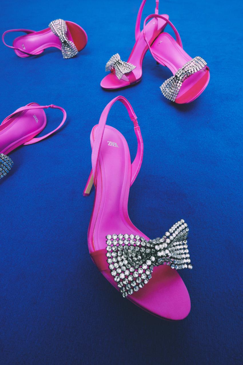 Zara fuchsia heels Clearance