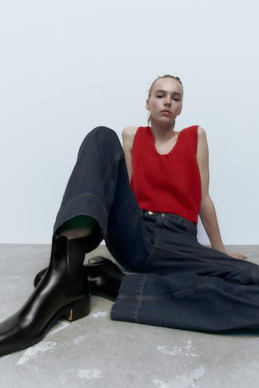 Zara ankle boots ladies Clearance