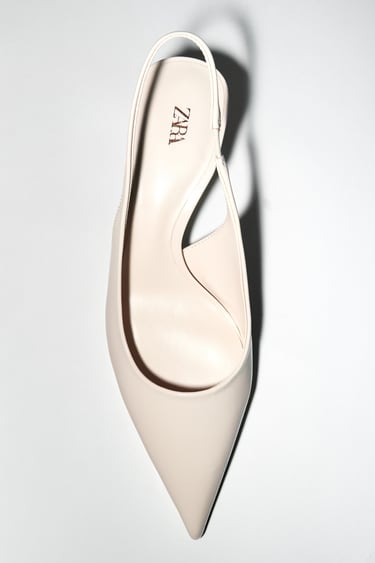 Image 0 of PATENT EFFECT HEELED SHOES from Zara