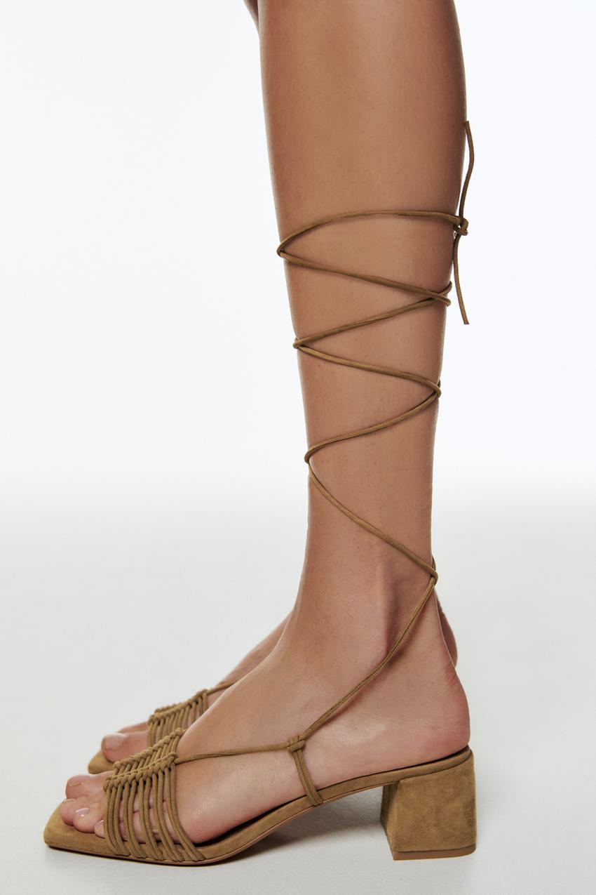 Low heel sandals zara Clearance