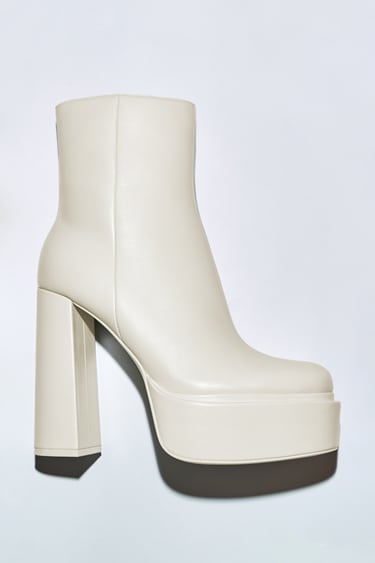 Image 0 of PLATFORM ANKLE BOOTS from Zara