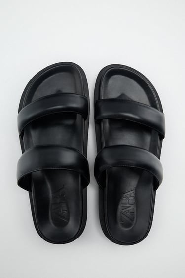 Image 0 of QUILTED SLIDES from Zara