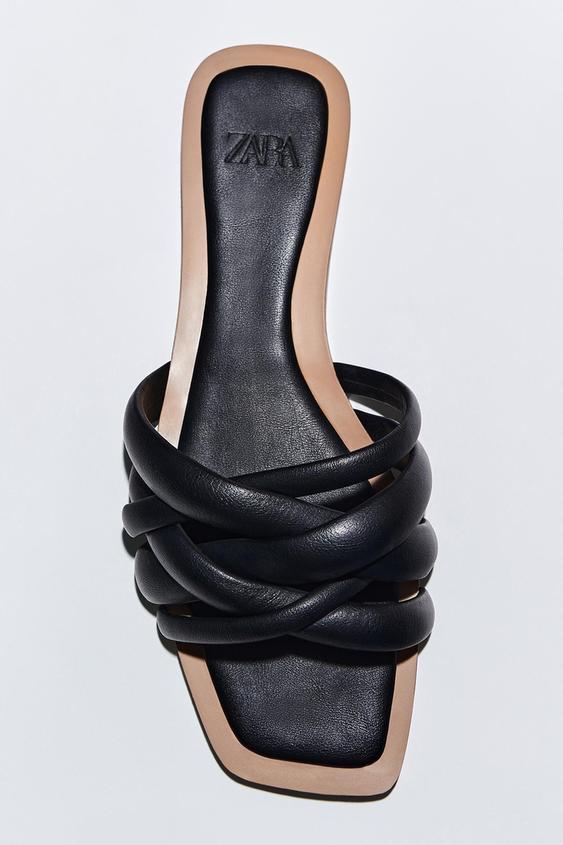 zara flat sandals