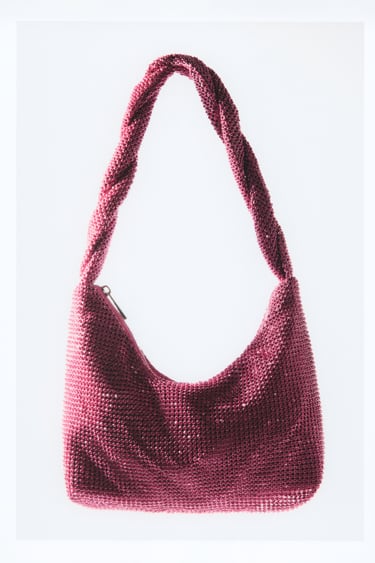 Image 0 of SPARKLY SHOULDER BAG from Zara