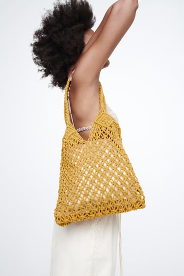 Image 0 of BRAIDED TOTE BAG from Zara