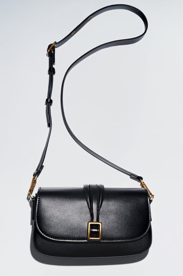 Image 0 of CROSSBODY BAG WITH BUCKLE from Zara