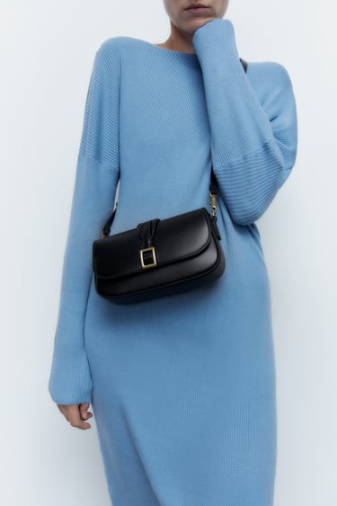 Image 0 of BUCKLE CROSSBODY BAG from Zara