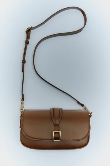 Image 0 of CROSSBODY BAG WITH BUCKLE from Zara
