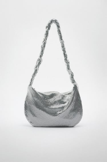 Image 0 of SHINY SHOULDER BAG from Zara