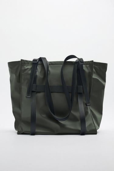 Image 0 of MATTE-EFFECT TOTE BAG from Zara