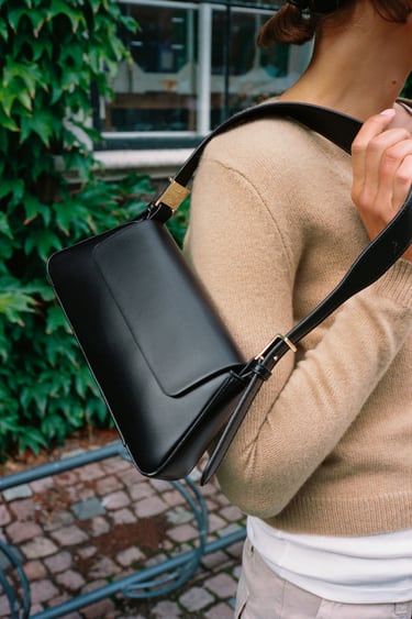 Image 0 of MINIMAL FLAP SHOULDER BAG from Zara