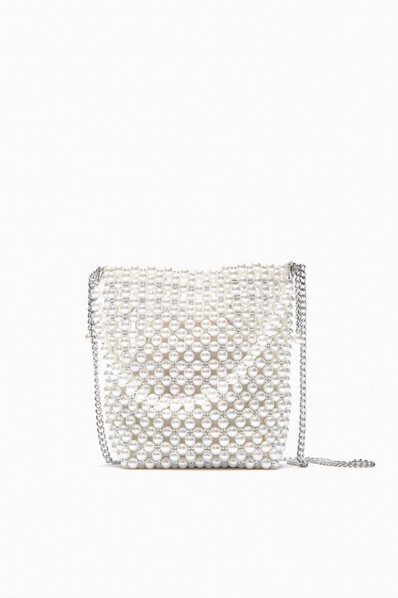 Pearl handle bag zara Clearance