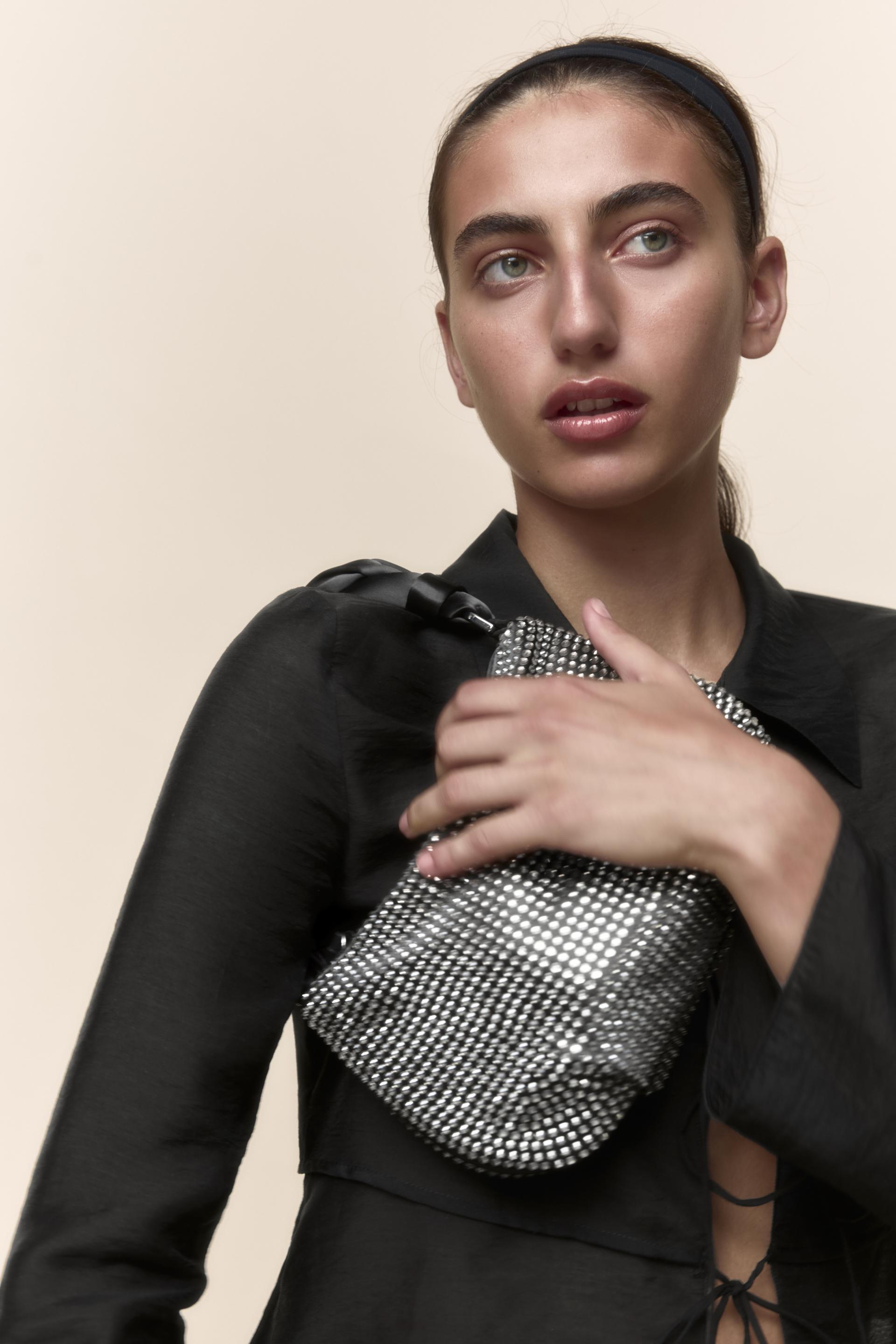Sparkly shoulder bag clearance