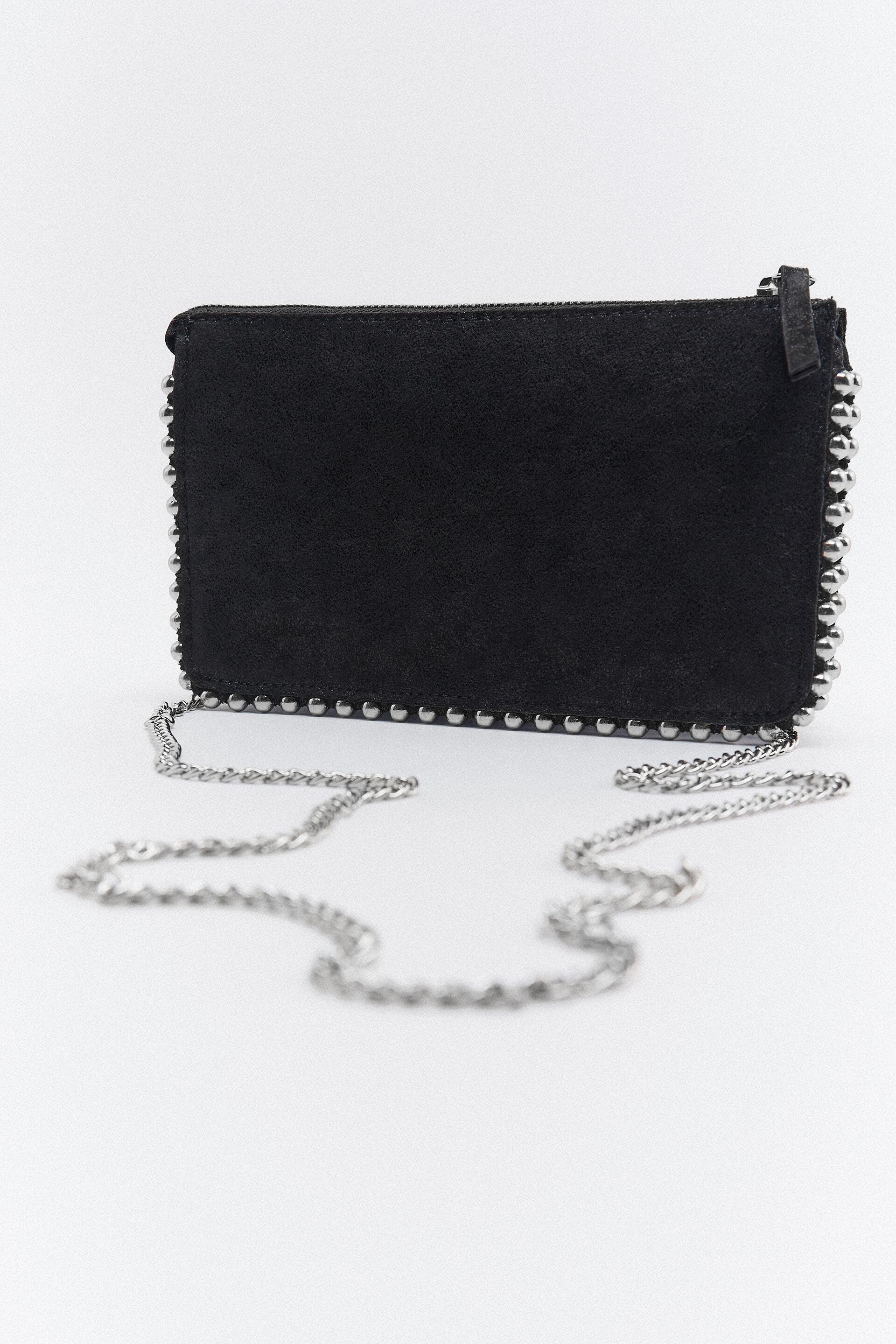 Zara black clutch Clearance