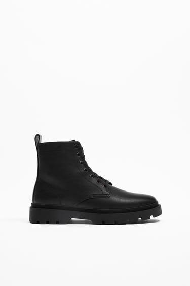 Image 0 of LACE-UP BOOTS from Zara