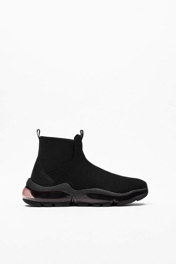 sock sneakers zara