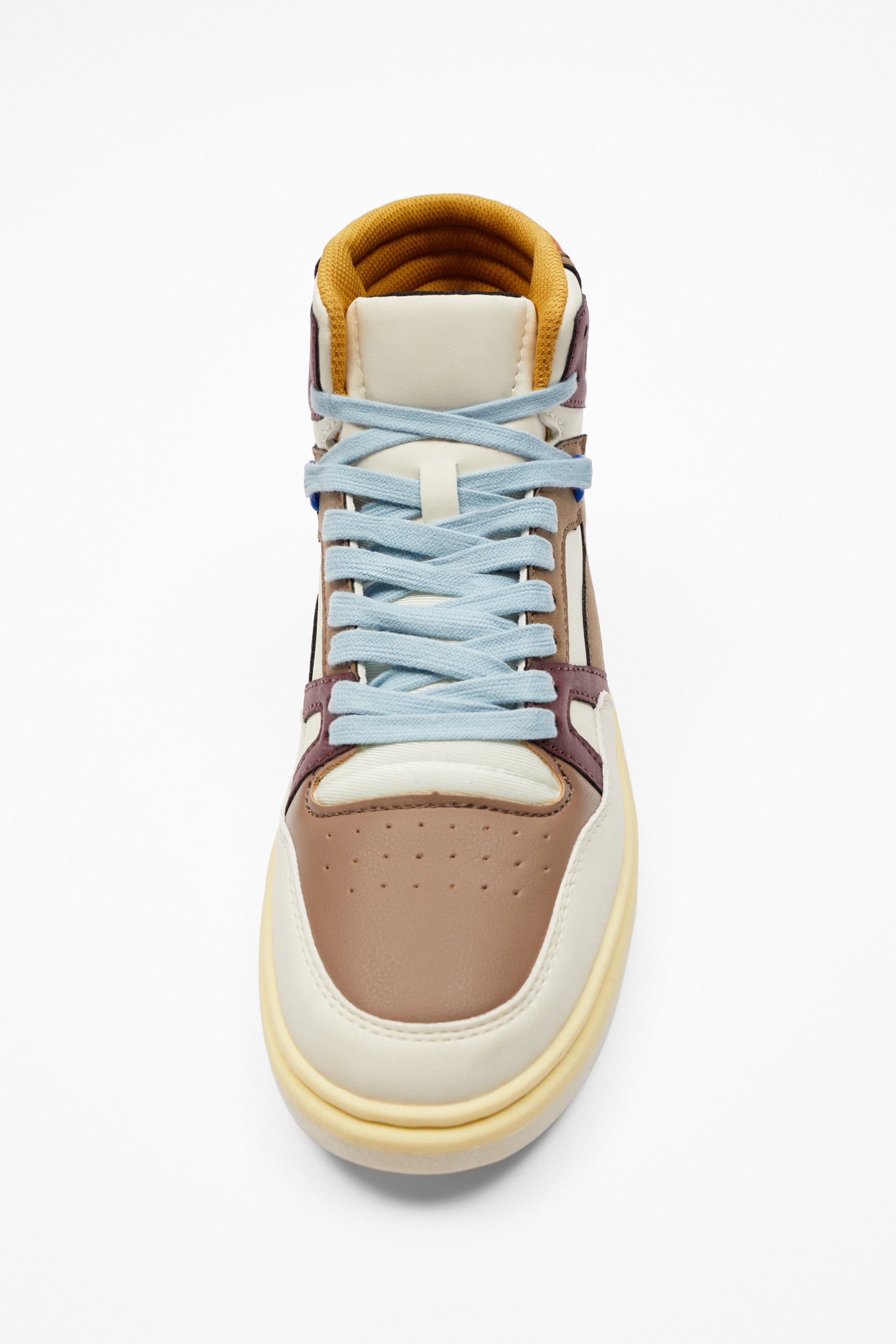 lecture crystal manipulate RETRO HIGH TOP SNEAKERS - Multi-color | ZARA United States