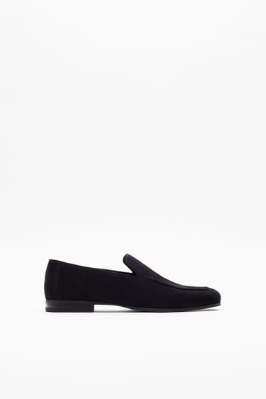 Image 0 of SPLIT SUEDE LOAFERS from Zara