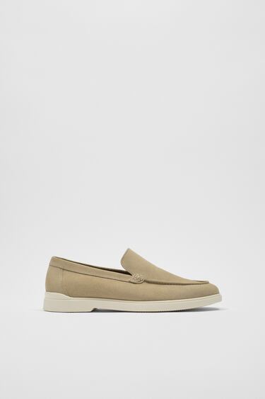 SPORTY LEATHER LOAFERS