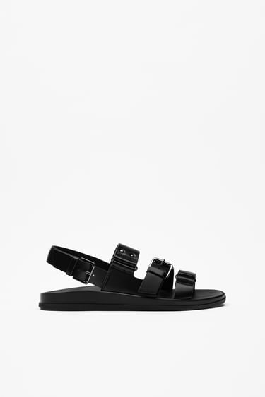 Image 0 of SANDALS WITH BUCKLES from Zara