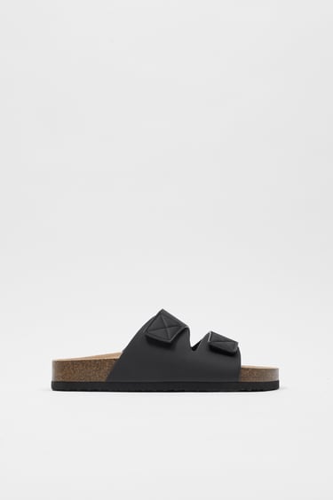 Image 0 of Hook-and-loop sandals from Zara